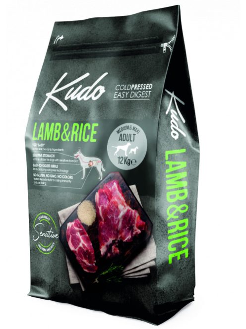 Kudo Lamb & Rice Medium and Maxi Adult | 12 kg
